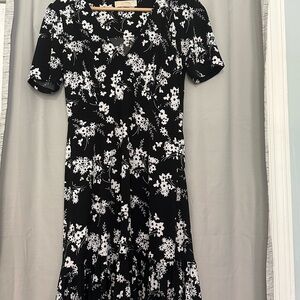 Michael Kors Black and White Sundress